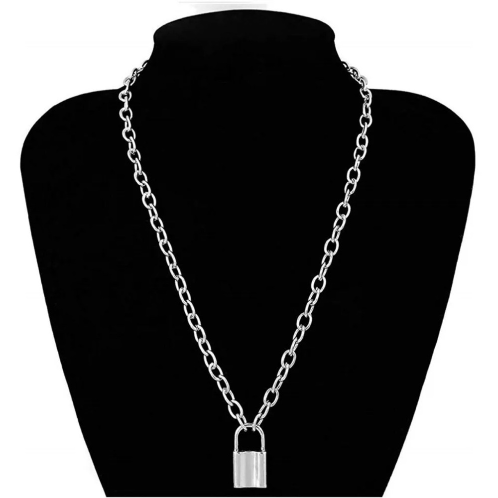 Women/men Dainty Layered Choker Necklace Pendant Adjustable Punk